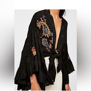 Free People Kimono style top